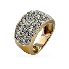 10k yellow diamond wedding ring band