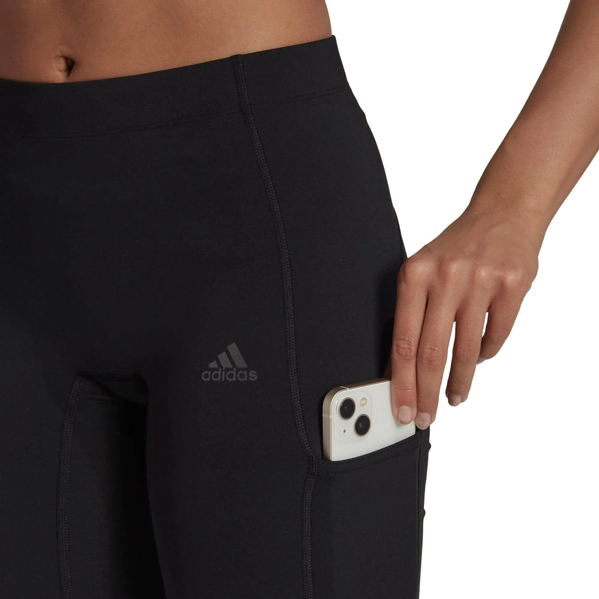 adidas Fast Impact Womens Short Running Tights - Black