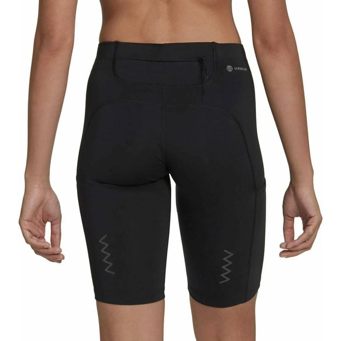 adidas Fast Impact Womens Short Running Tights - Black