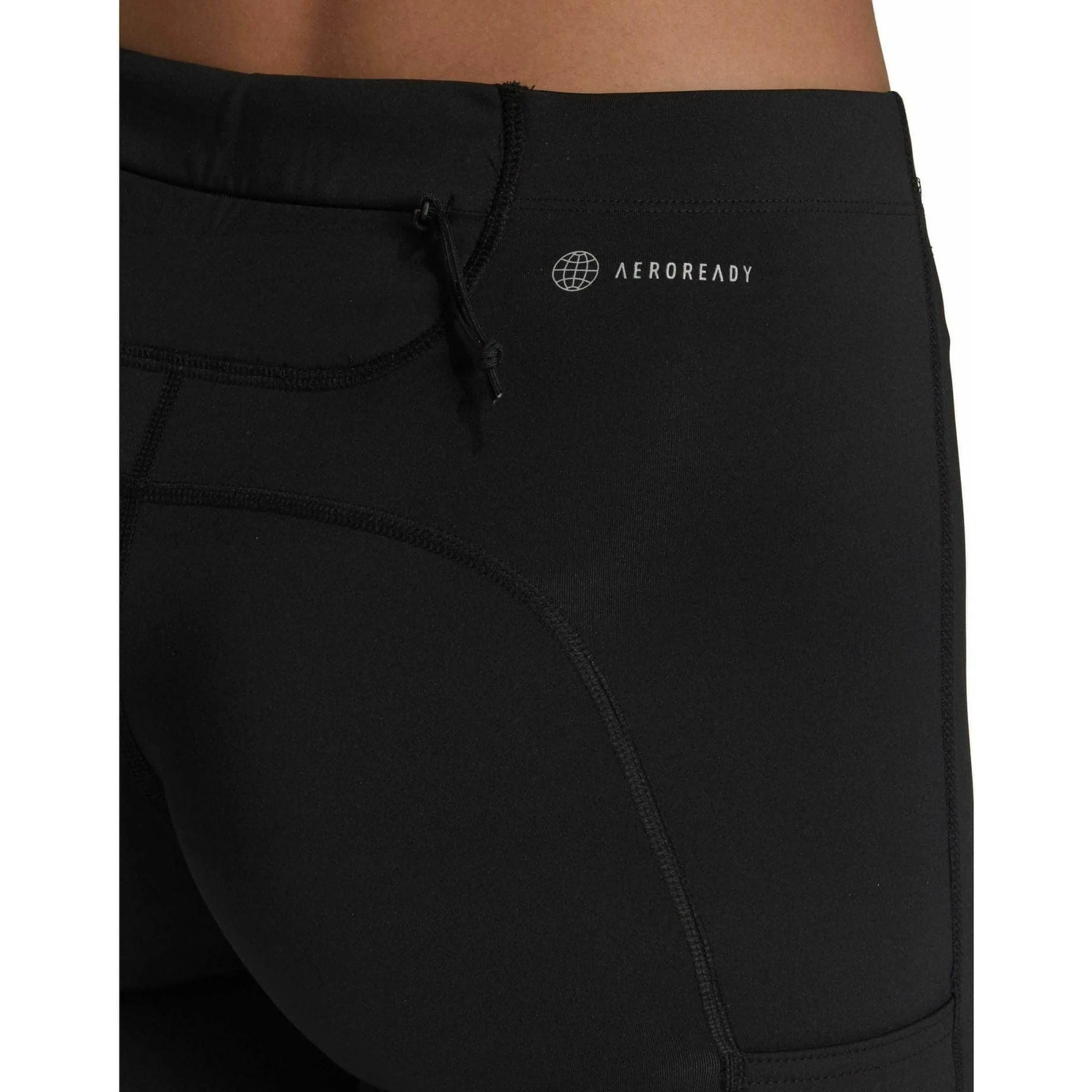 adidas Fast Impact Womens Short Running Tights - Black