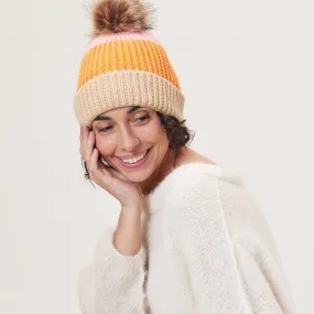 Adorable Chelsea Orange Knit Beanie