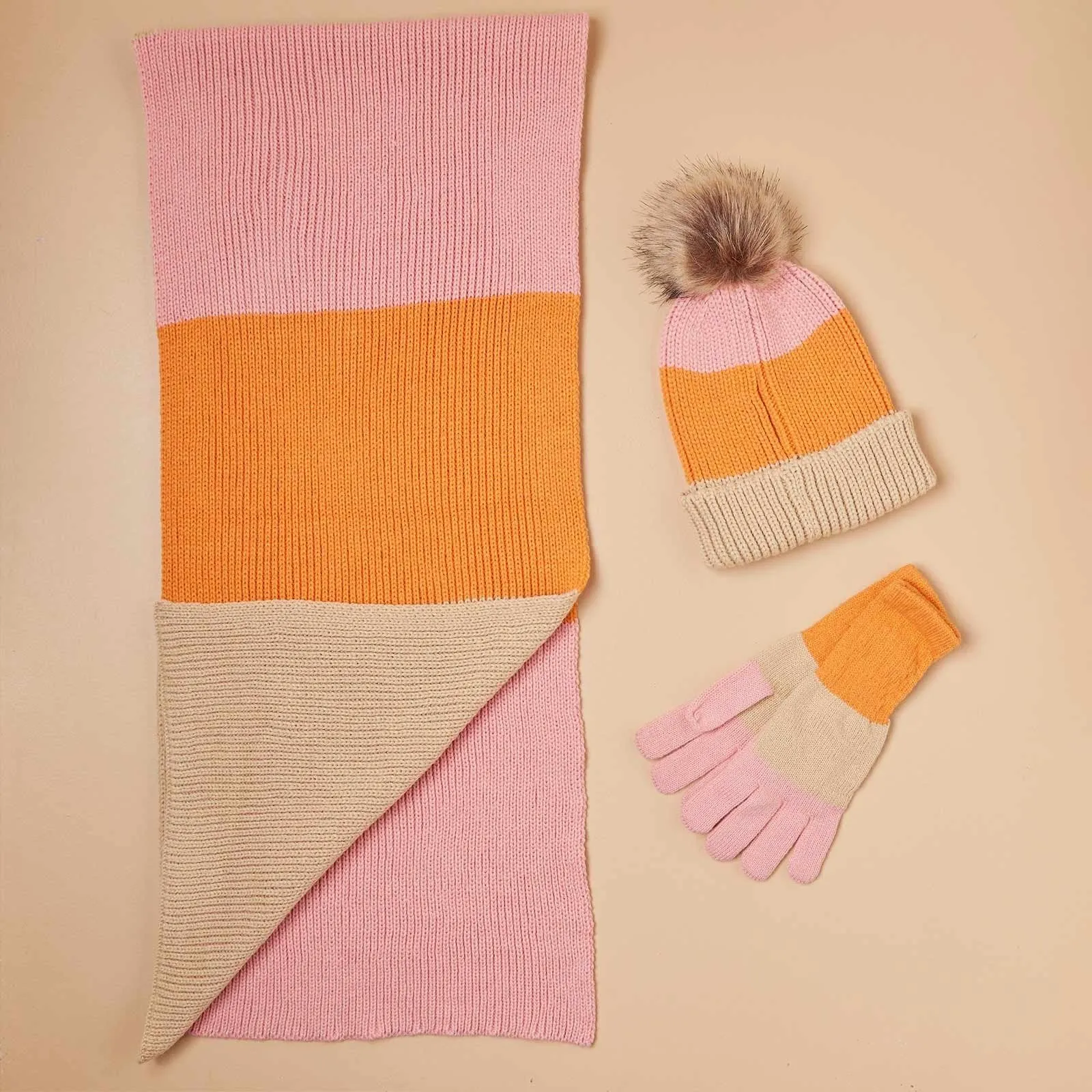 Adorable Chelsea Orange Knit Beanie