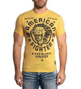 American Fighter Columbia T-Shirt Yolk Yellow