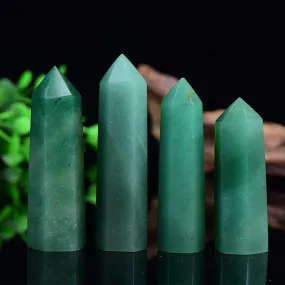 Aventurine hexagonal prism Healing Crystal Spot Wand