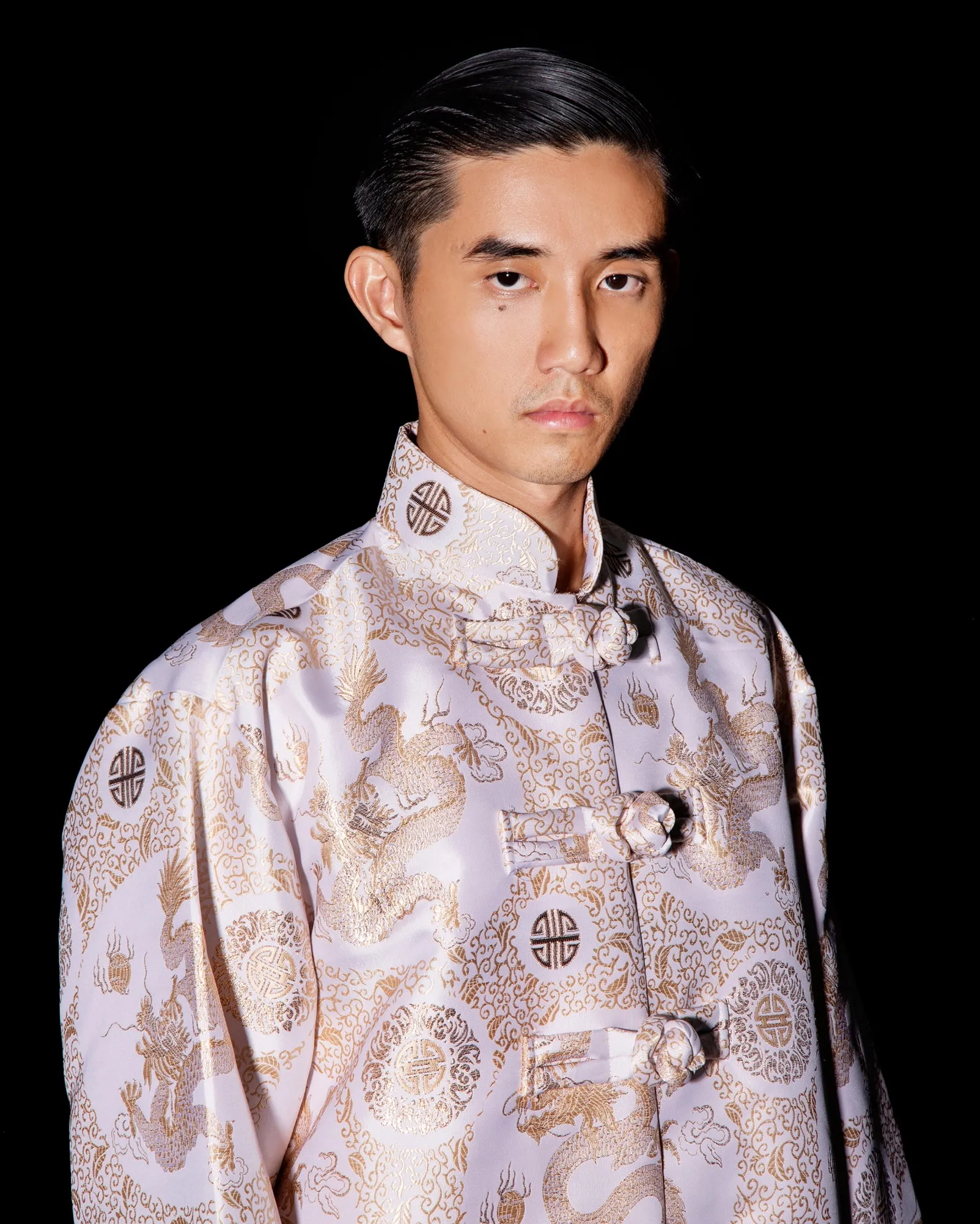 Baju Tang Atas (Rose Gold Dragon)