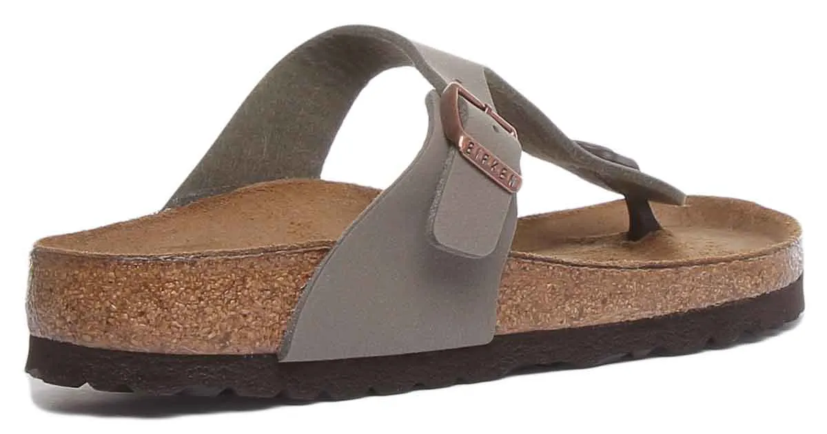 Birkenstock Gizeh Unisex In Stone | Regular Fit