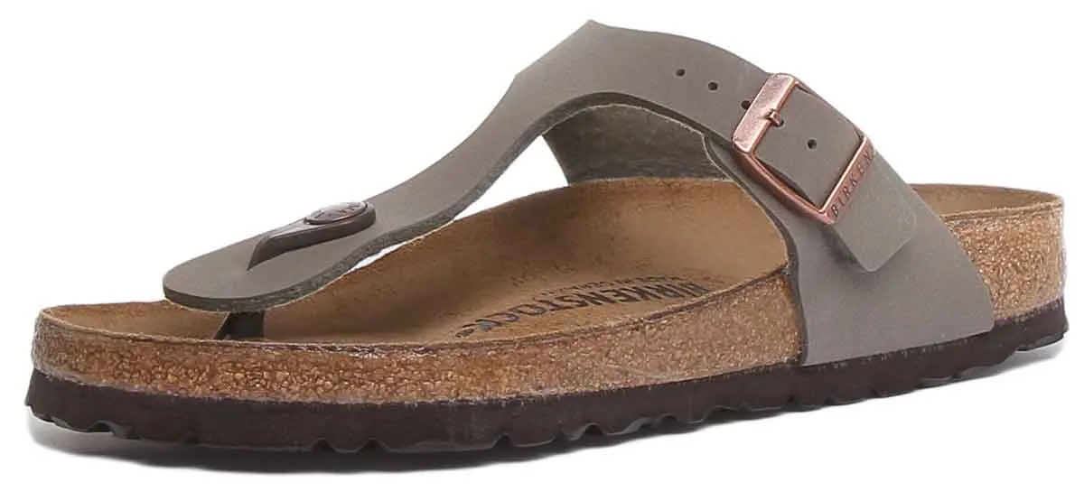 Birkenstock Gizeh Unisex In Stone | Regular Fit