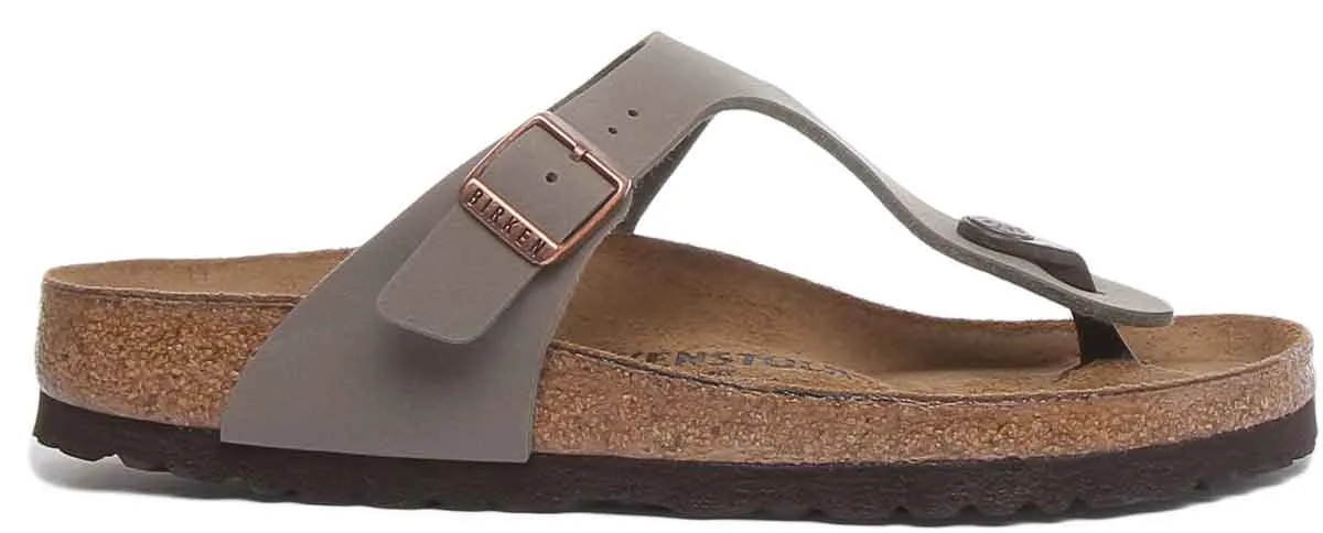 Birkenstock Gizeh Unisex In Stone | Regular Fit