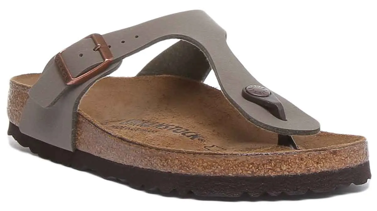 Birkenstock Gizeh Unisex In Stone | Regular Fit