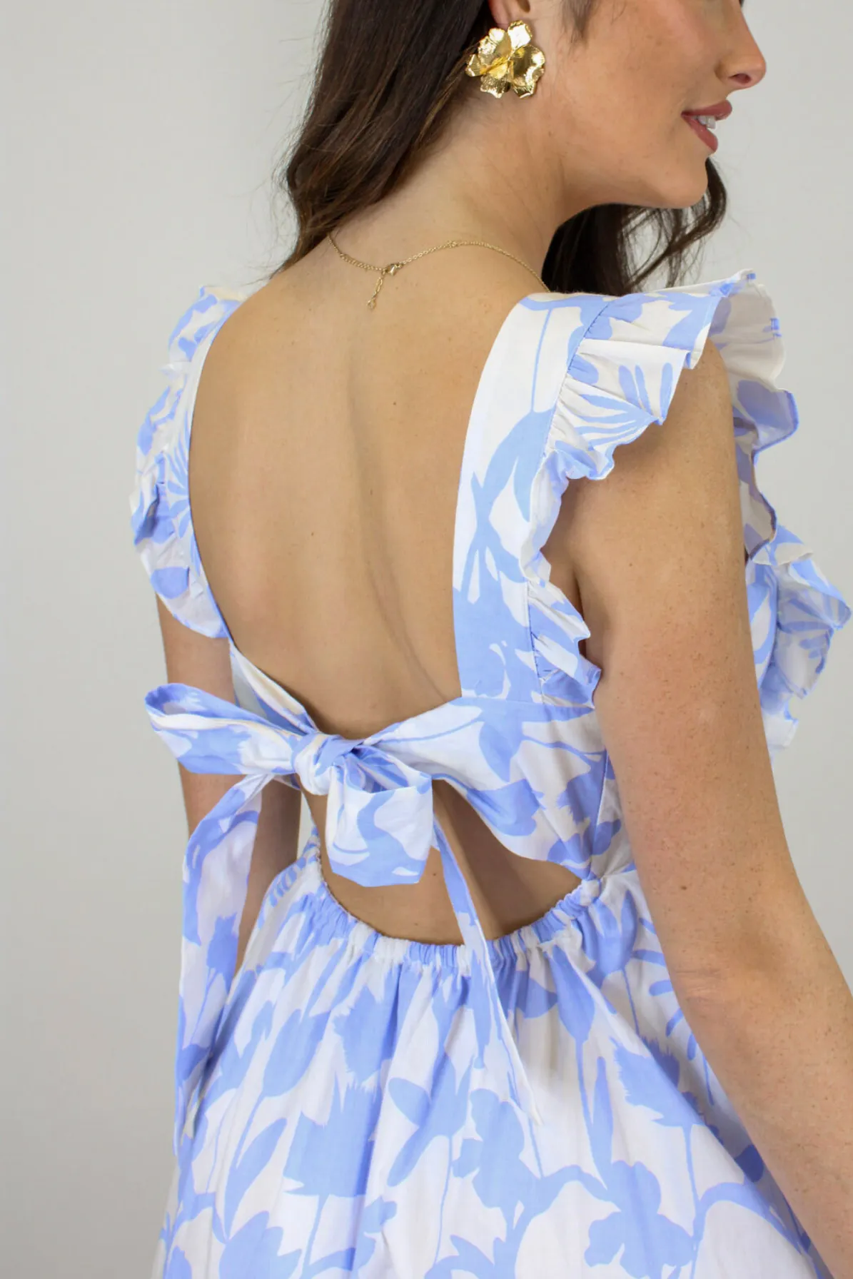 Blue Skies Ahead Midi Dress