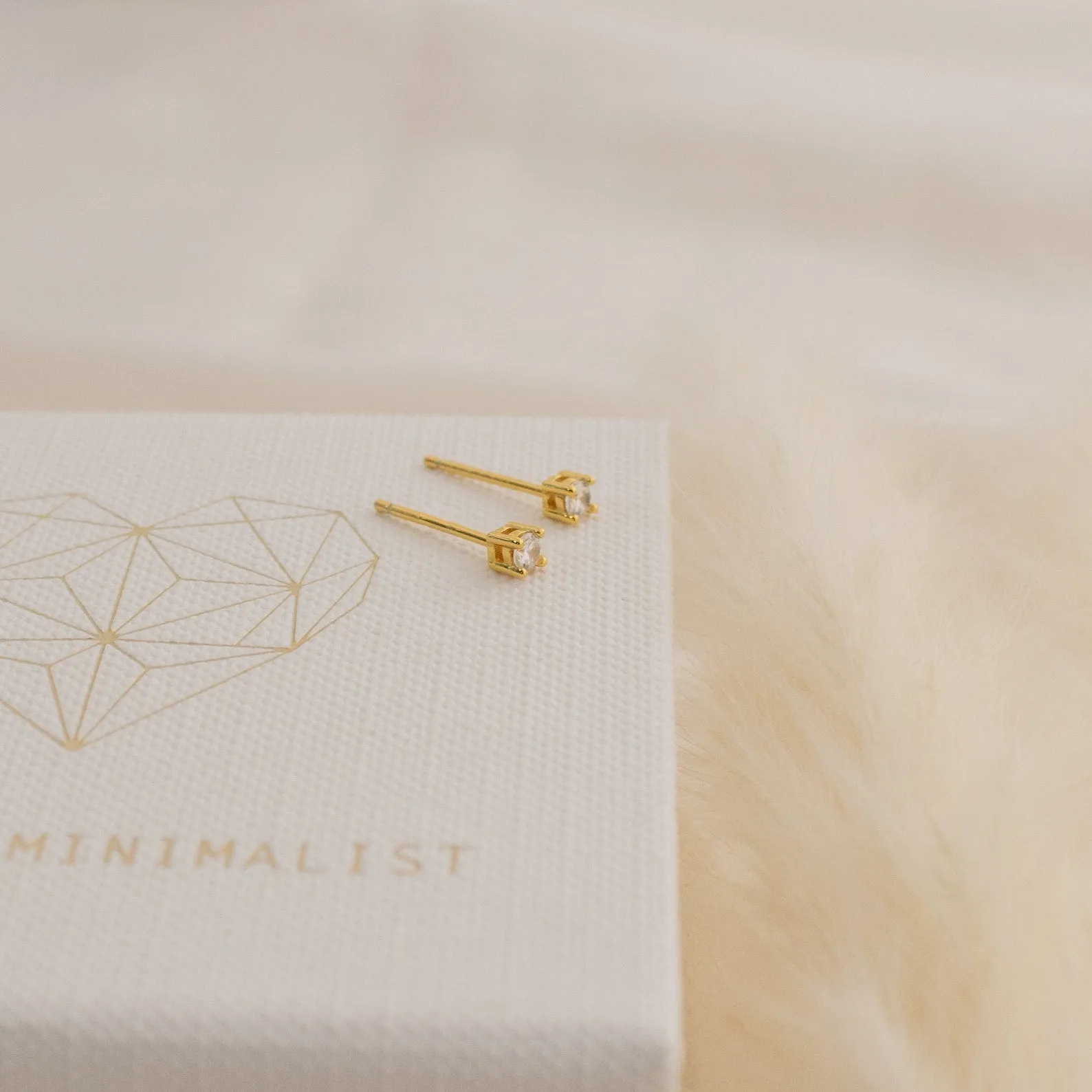 Booker Tiny Diamond Studs