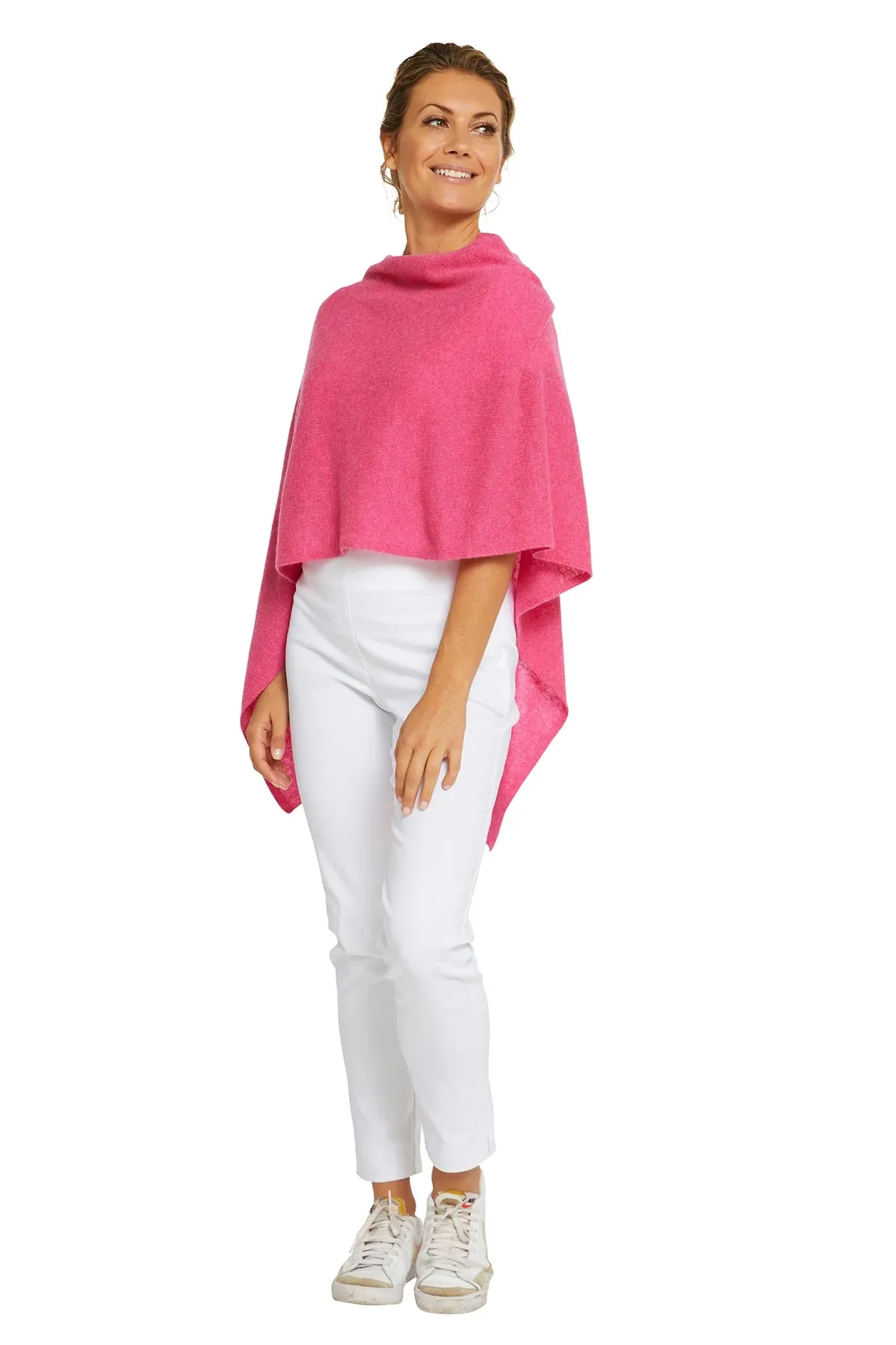 Cashmere Topper - Bloom Pink