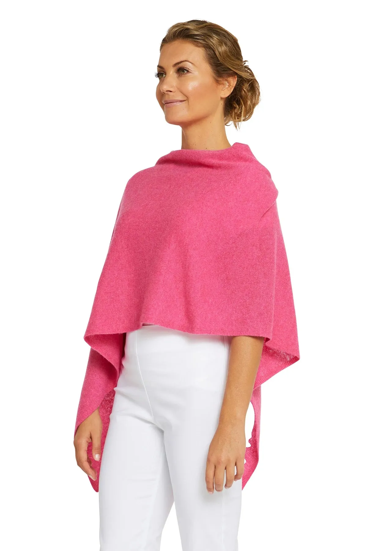 Cashmere Topper - Bloom Pink