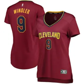 Cleveland Cavaliers Dylan Windler Fanatics Branded Replica Fast Break Icon Jersey Womens - Burgundy | Ireland F7214M6