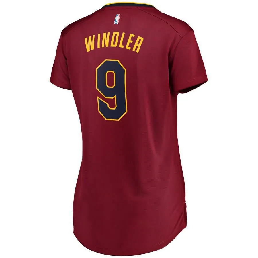 Cleveland Cavaliers Dylan Windler Fanatics Branded Replica Fast Break Icon Jersey Womens - Burgundy | Ireland F7214M6