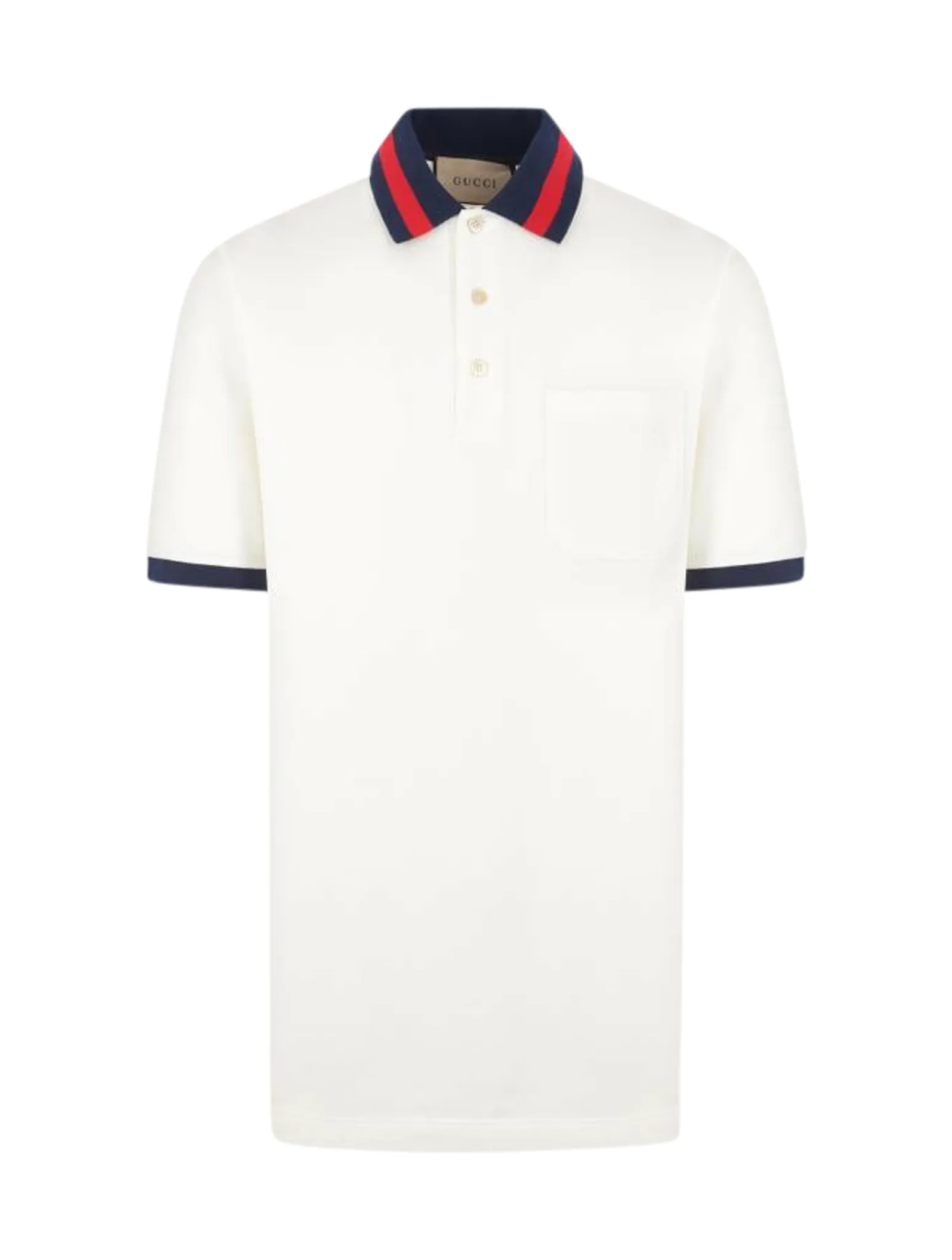 COTTON PIQUET POLO SHIRT WITH WEB COLLAR