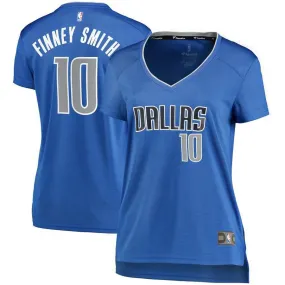 Dallas Mavericks Dorian Finney-Smith Fanatics Branded Replica Fast Break Player Icon Jersey Womens - Blue | Ireland S9228G9