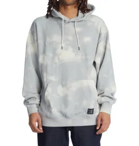 DC New School Hoodie - Lily White Halftone Smoke