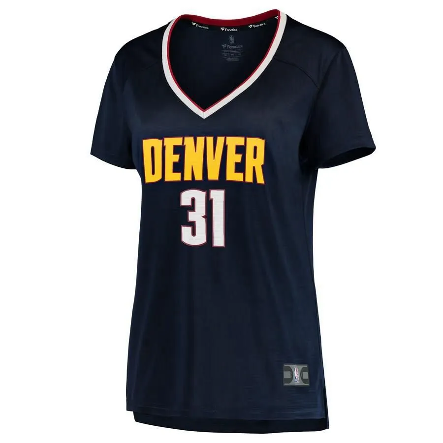 Denver Nuggets Vlatko Cancar Fanatics Branded Replica Fast Break Icon Jersey Womens - Navy | Ireland O5813I7