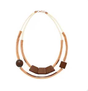 Ghala Chocolate Short Necklace