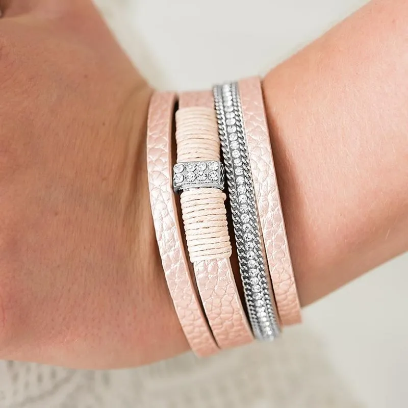 Glamor-azzi Pink Bracelet