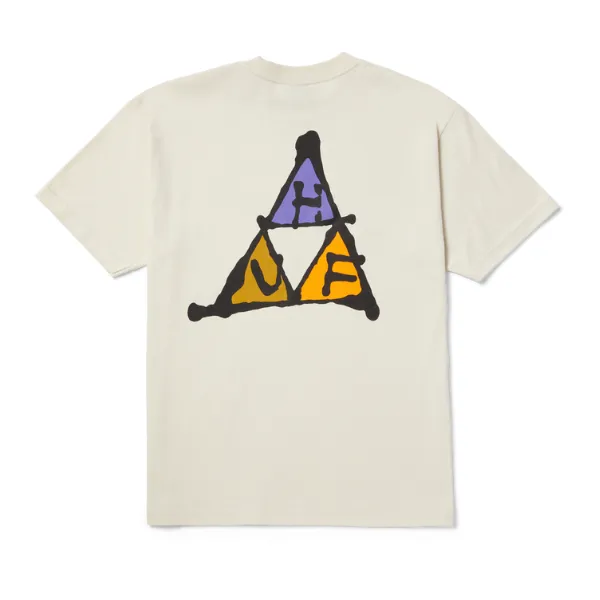 Huf No-Fi TT S/S T-Shirt - Bone