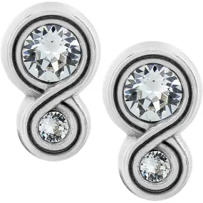 Infinity Sparkle Post Earrings