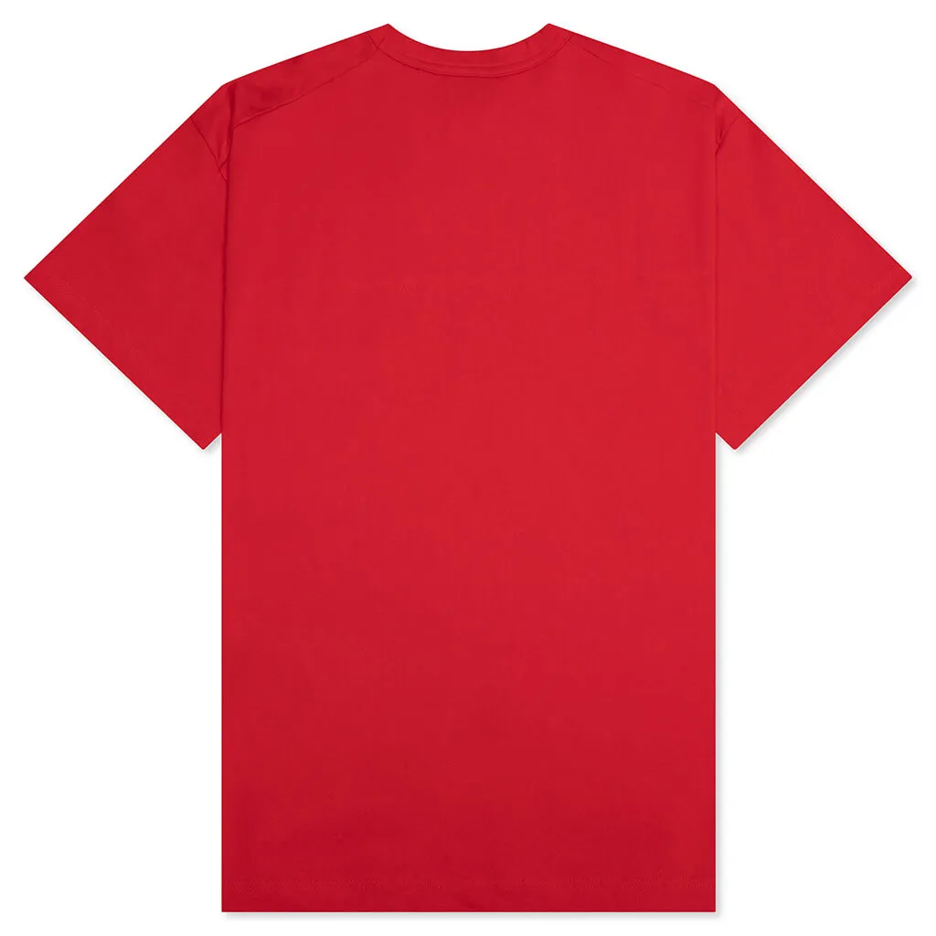 Jersey Braque Pocket Tee - Red