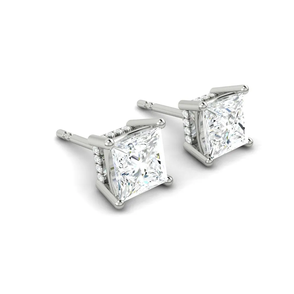 Kaela Princess Earrings Lab Diamond *new*