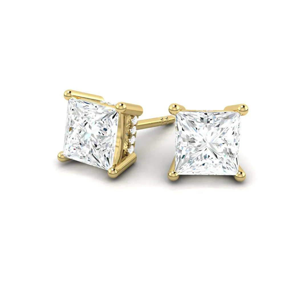 Kaela Princess Earrings Lab Diamond *new*