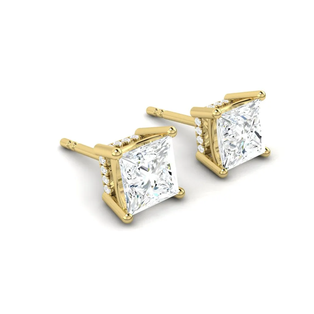 Kaela Princess Earrings Lab Diamond *new*