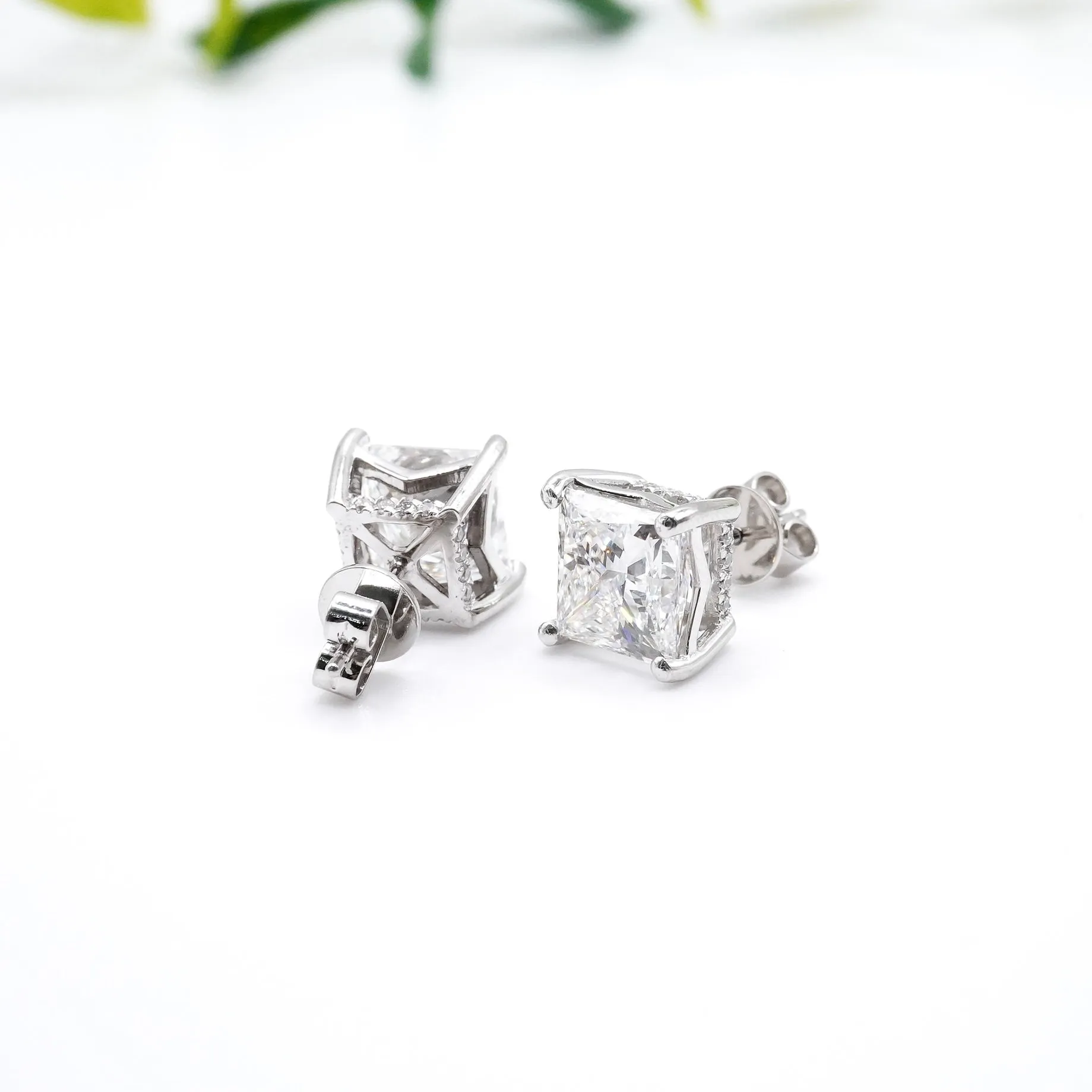 Kaela Princess Earrings Lab Diamond *new*