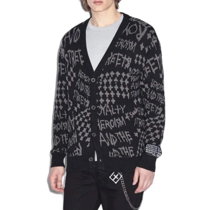 Ksubi Heroism Cardigan (Black) MPS24KW005