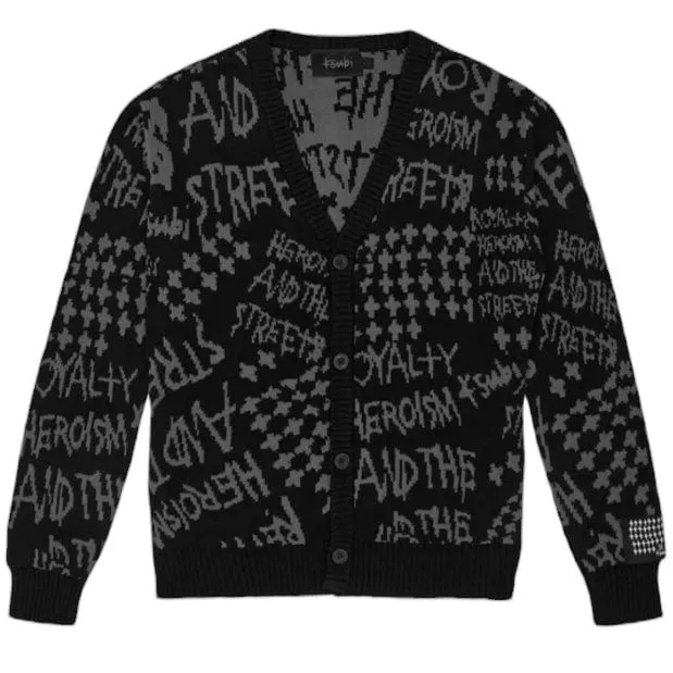 Ksubi Heroism Cardigan (Black) MPS24KW005