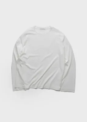 Lightweight Boxy Long Sleeve - Cloud White