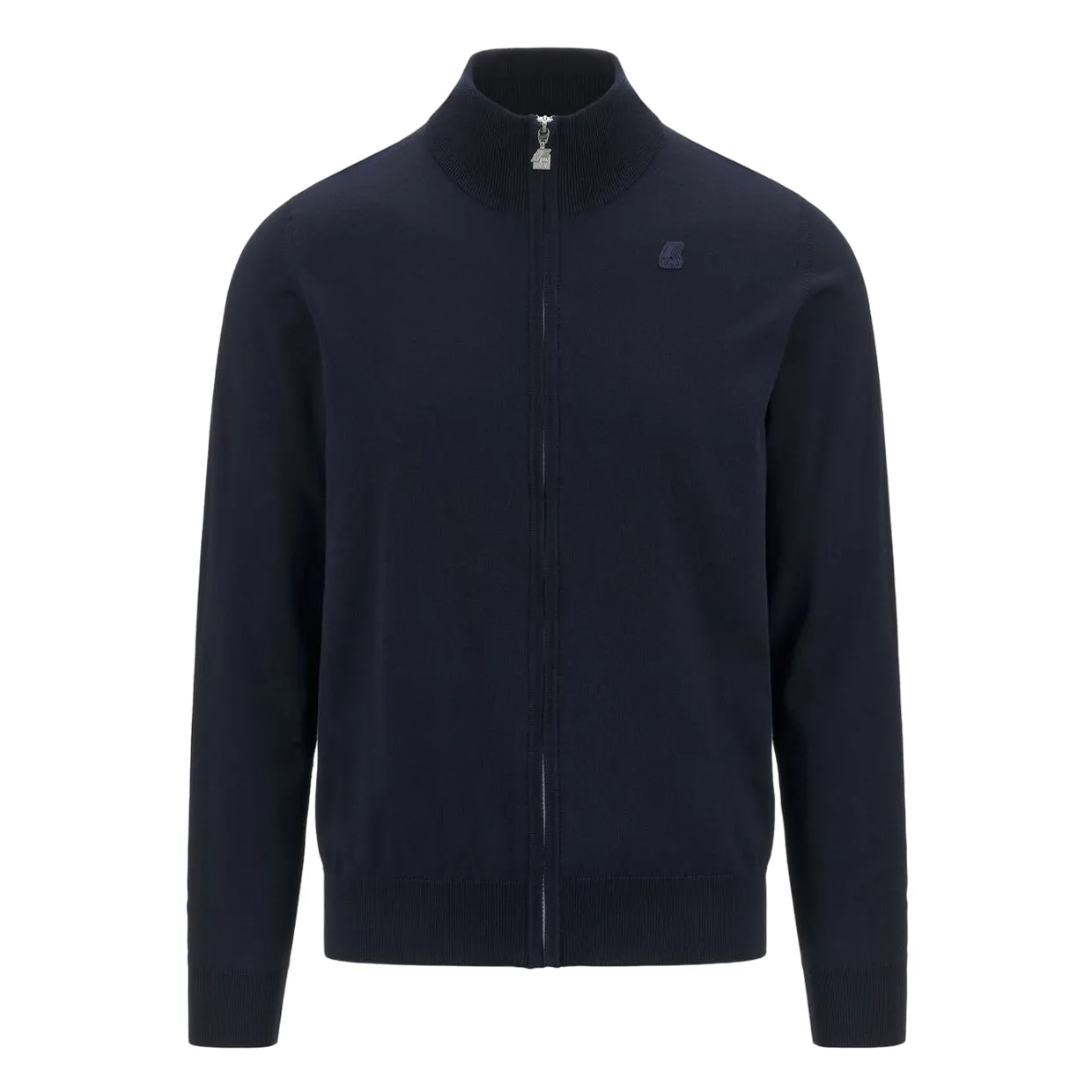 Maglione Uomo K-Way Full Zip Finny Cotone Blu