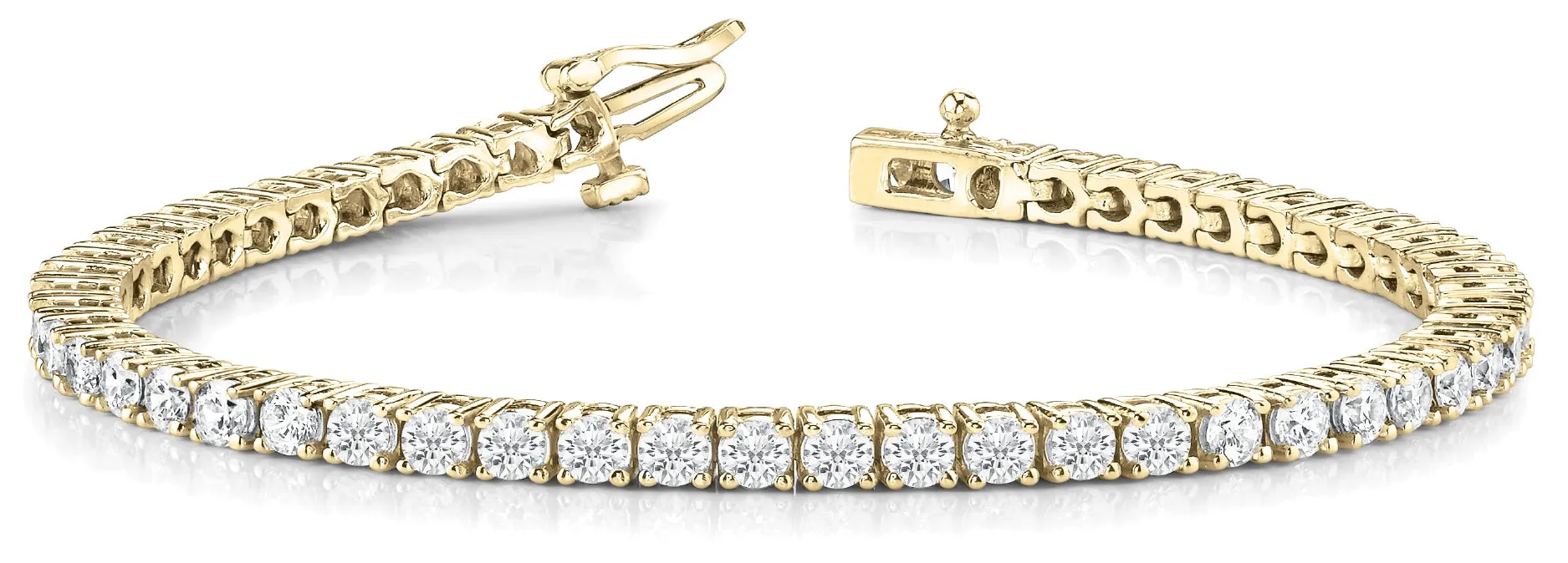 MARTINA 5 Carat Diamond Tennis Bracelet Platinum 10 pointer F Color VS1 Clarity By Mike Nekta NYC