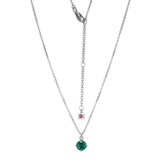 May Birthstone Necklace