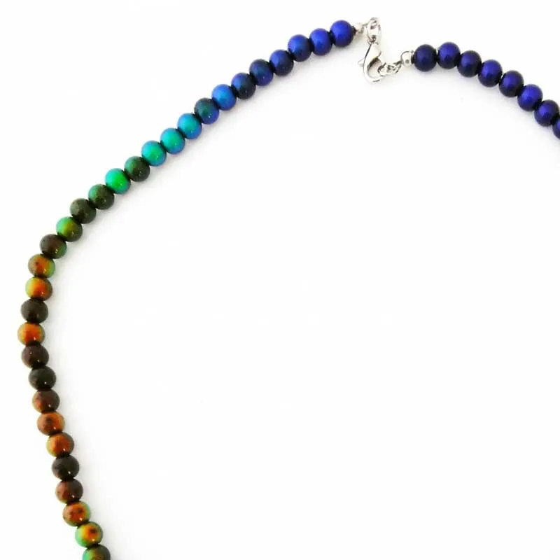 Mirage-6mm Round Bead Necklace-Color Changing-Quantity 1