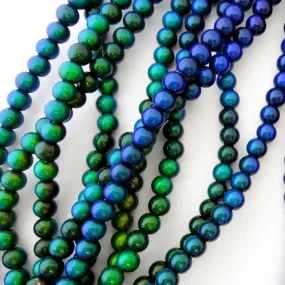 Mirage-6mm Round Bead Necklace-Color Changing-Quantity 1