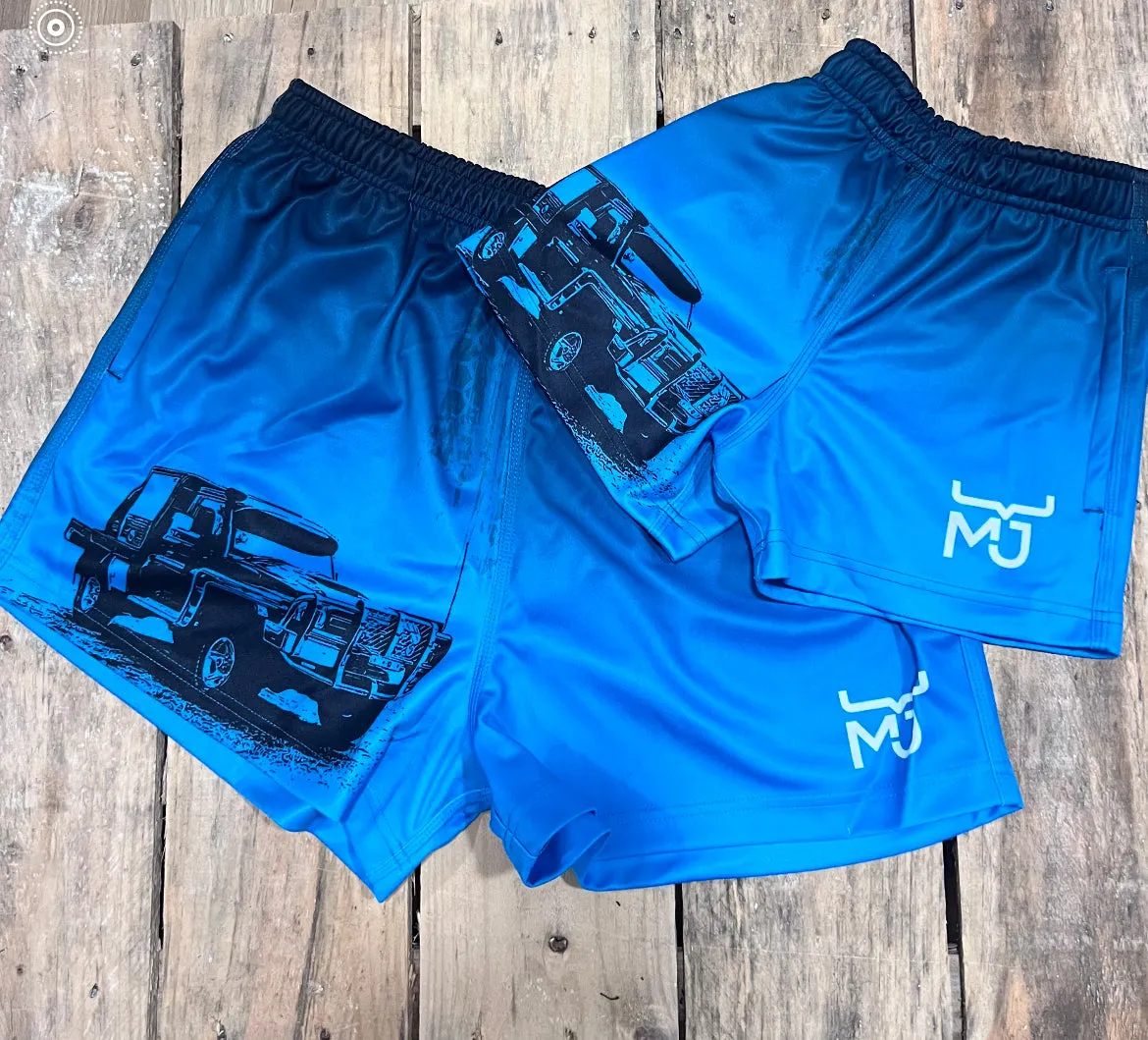 MJ Cruiser Ice Blue Shorts - Adults