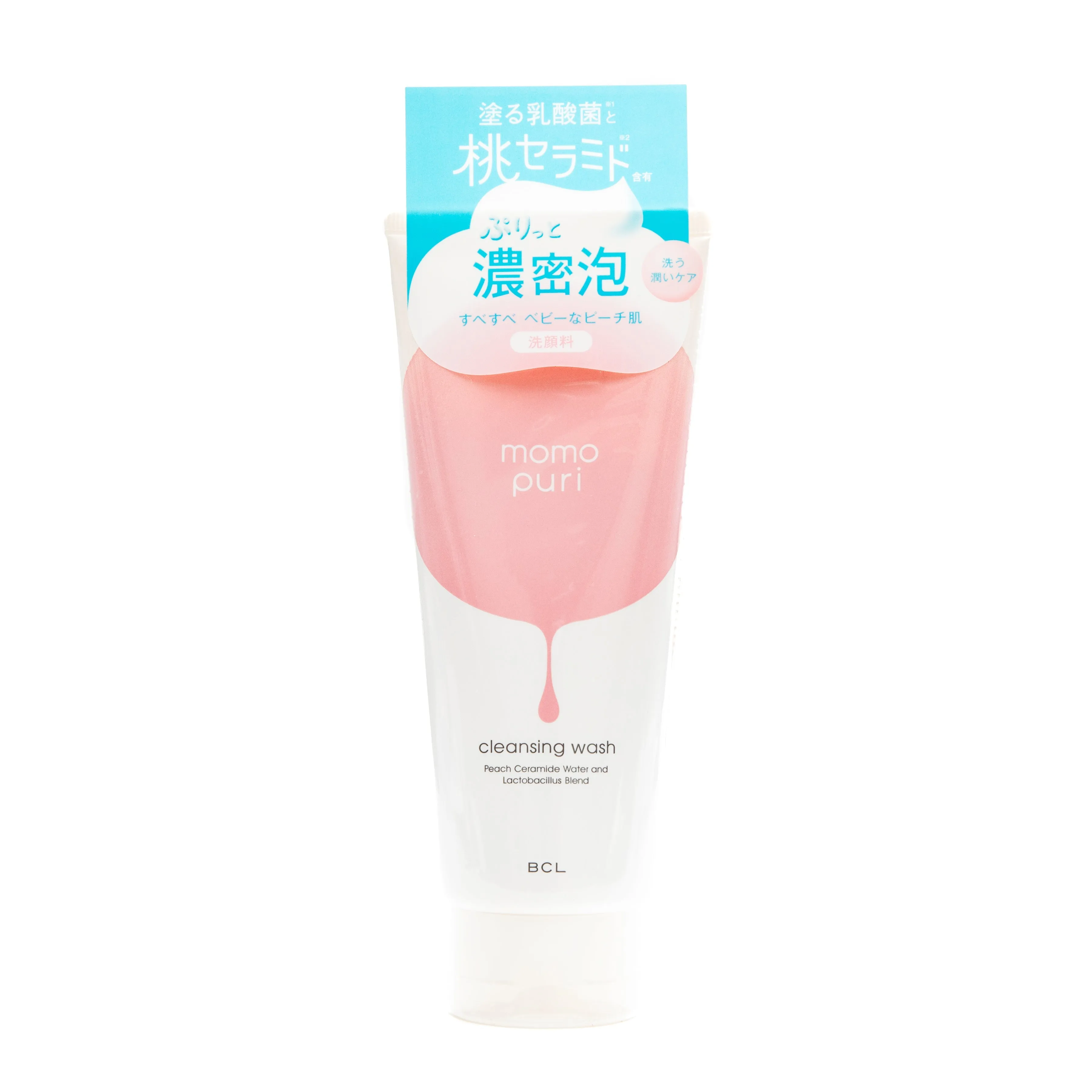 Momopuri Peach Ceramide Foaming Cleansing Wash 150g