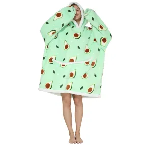 My Snuggy - Adult Avocado Hoodie Blanket