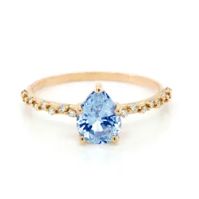 Nessa II | blue sapphire & diamonds