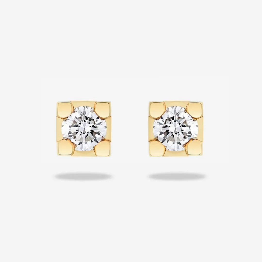 Nikkie Solitaire Stud Earrings