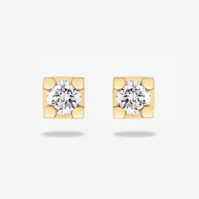 Nikkie Solitaire Stud Earrings