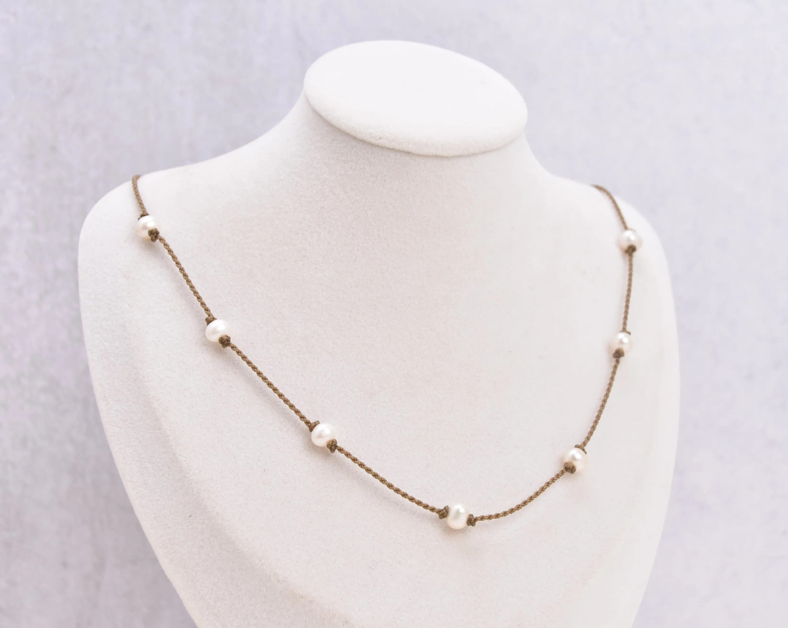 Oval Pearl Princess Necklace