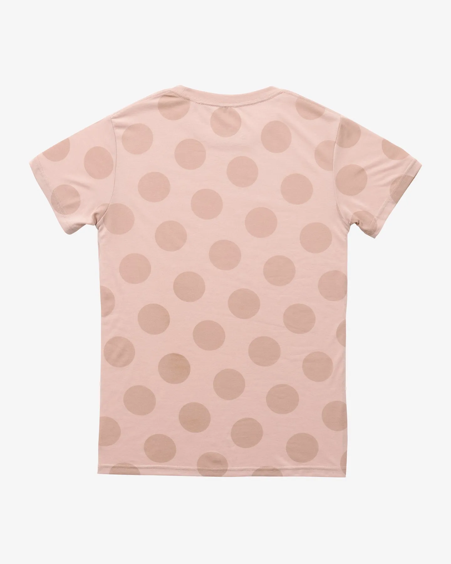 Polka Dot Tee - Dirty Pink