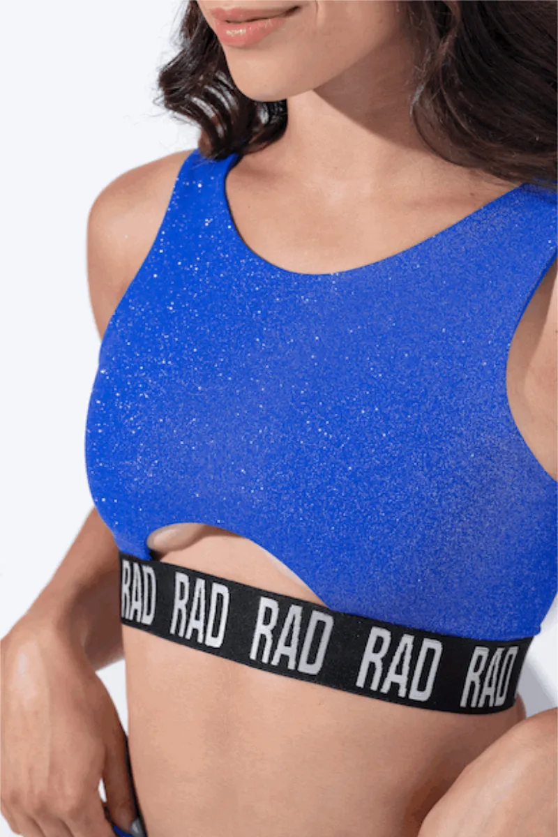 RAD Bahari Top - Blue Glitter