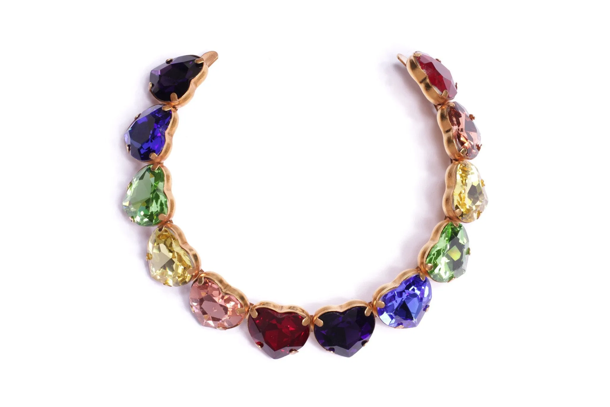 RAINBOW HEART CHOKER